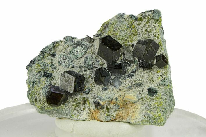 Gemmy Andradite Garnets with Epidote - Afghanistan #290360
